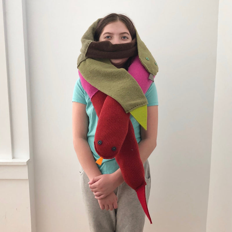 Sew a Softie - Silly Sweater Sleeve Snake and Scarf