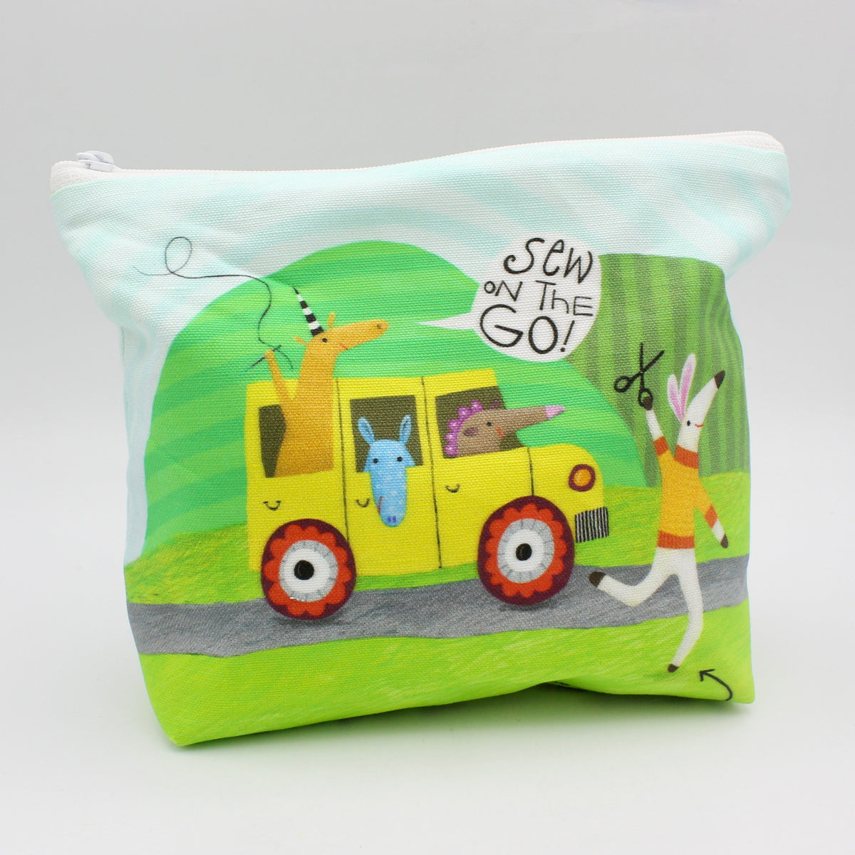 How to Make the Sew On the Go Zippered Bag