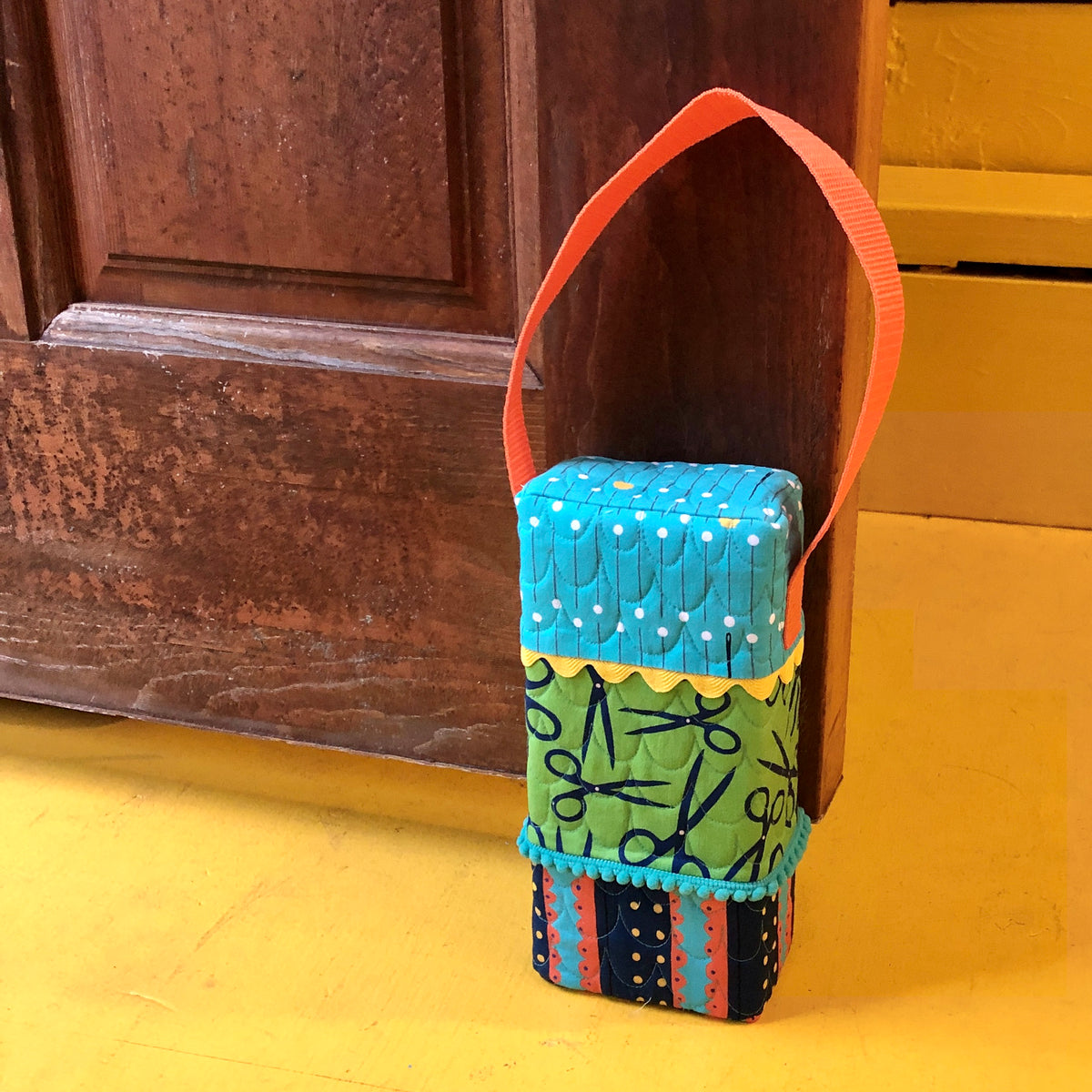 Sew Good Blog Hop: Make a Quilted Door Stop