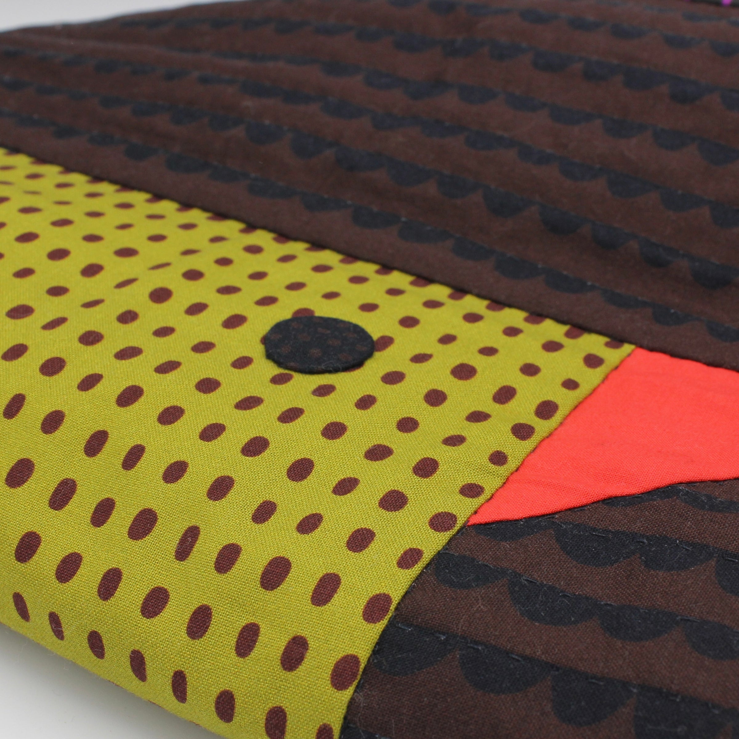 Trudy Bird Quilt Kit with Night Rainbow Fabric