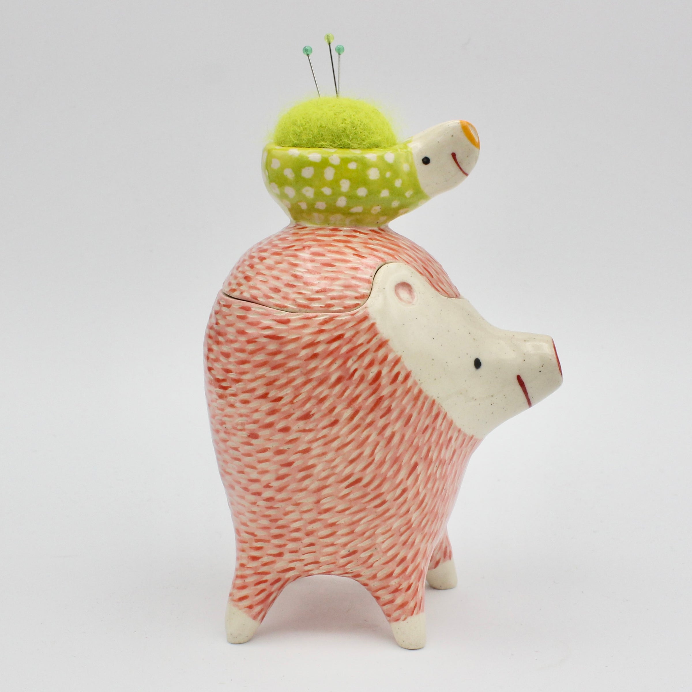 Thingimal Box with Sidekick Pincushion