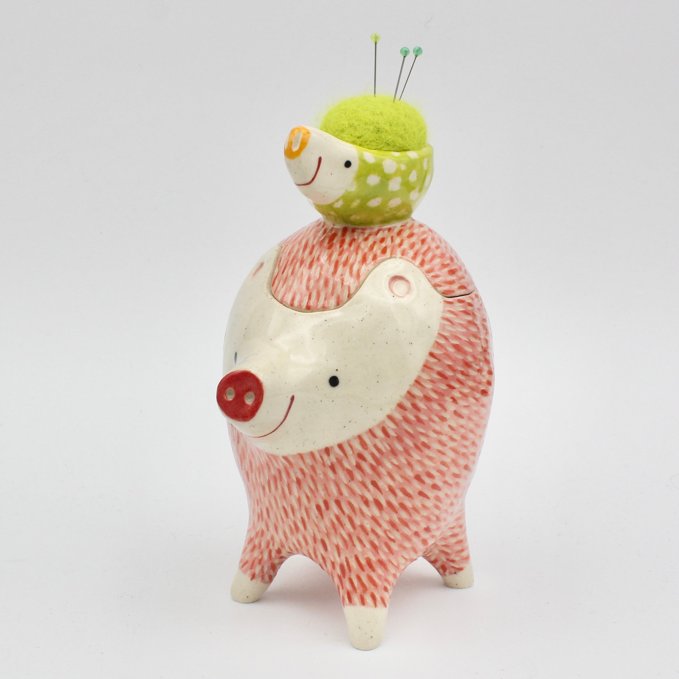 Thingimal Box with Sidekick Pincushion