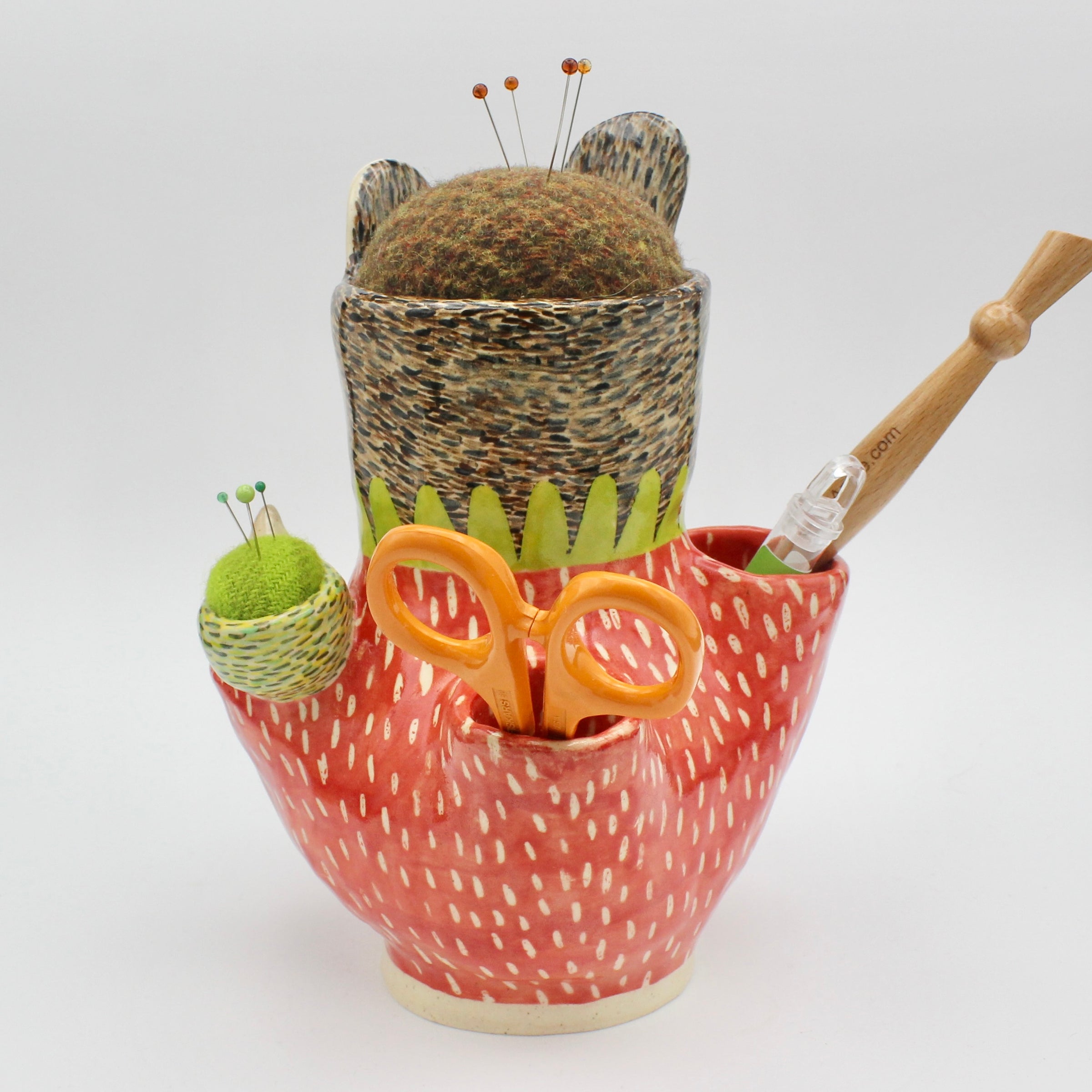 Super, Duper, Extra, Extra Large Sidekick Pincushion, with Friend and Tool Holders