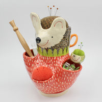 Super, Duper, Extra, Extra Large Sidekick Pincushion, with Friend and Tool Holders