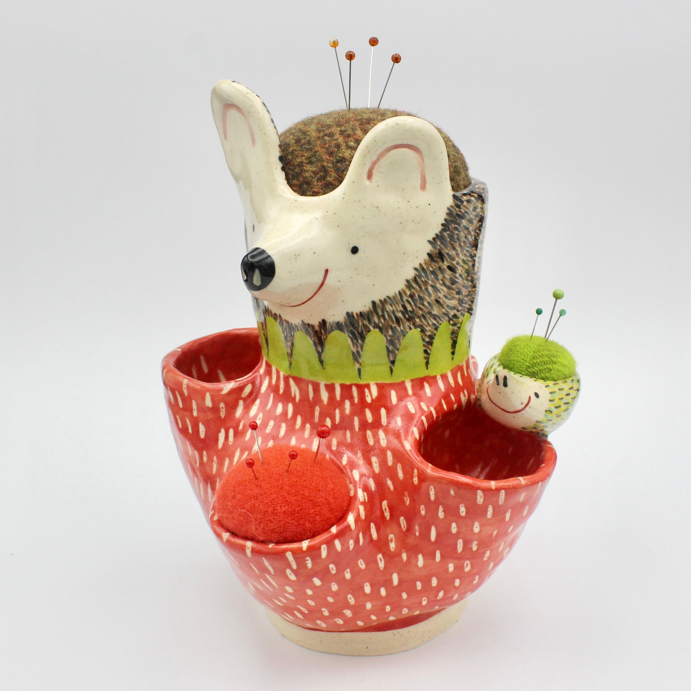 Super, Duper, Extra, Extra Large Sidekick Pincushion, with Friend and Tool Holders