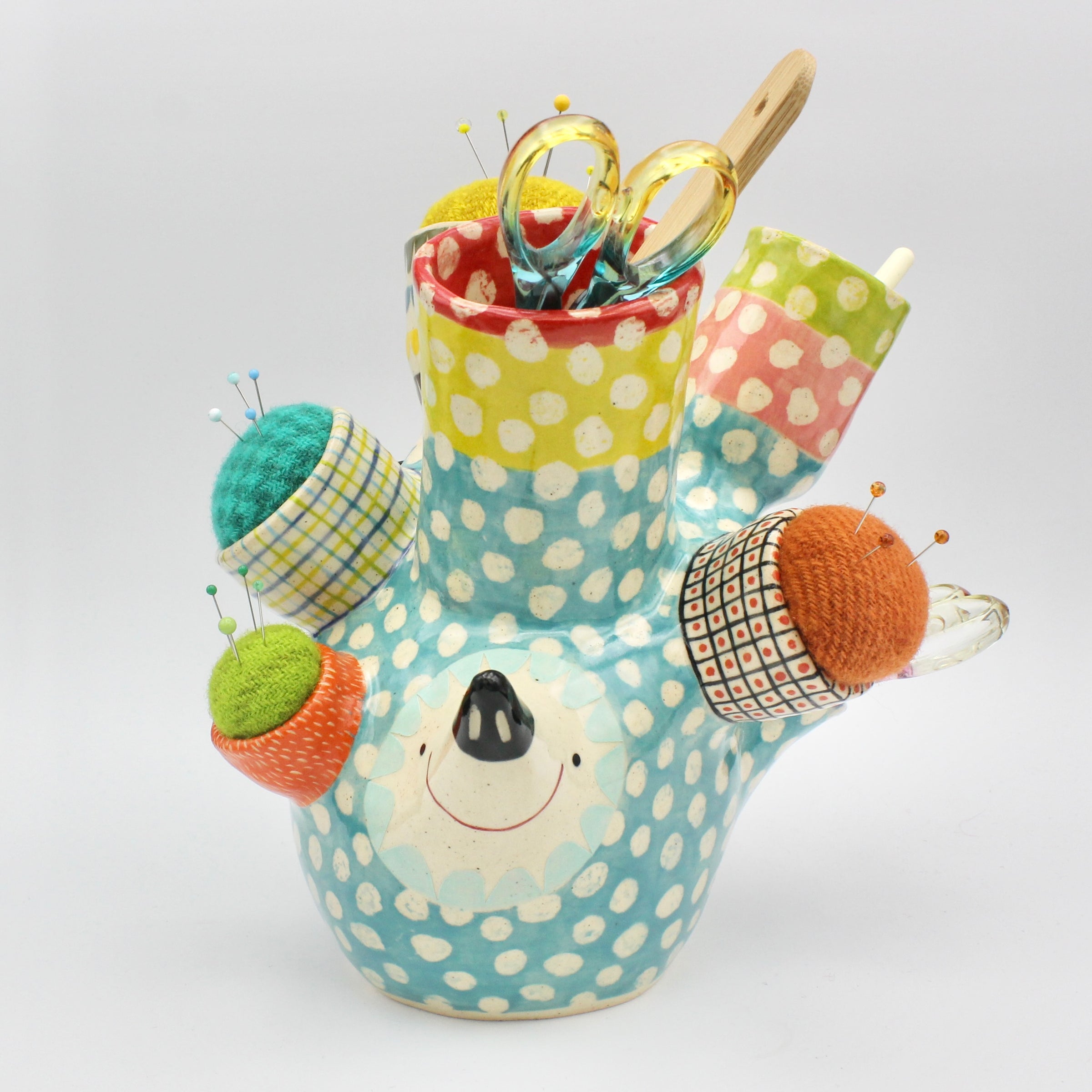 Super, Duper, Extra, Extra Large Sidekick Pincushion, with Extra Pincushions and Tool Holders