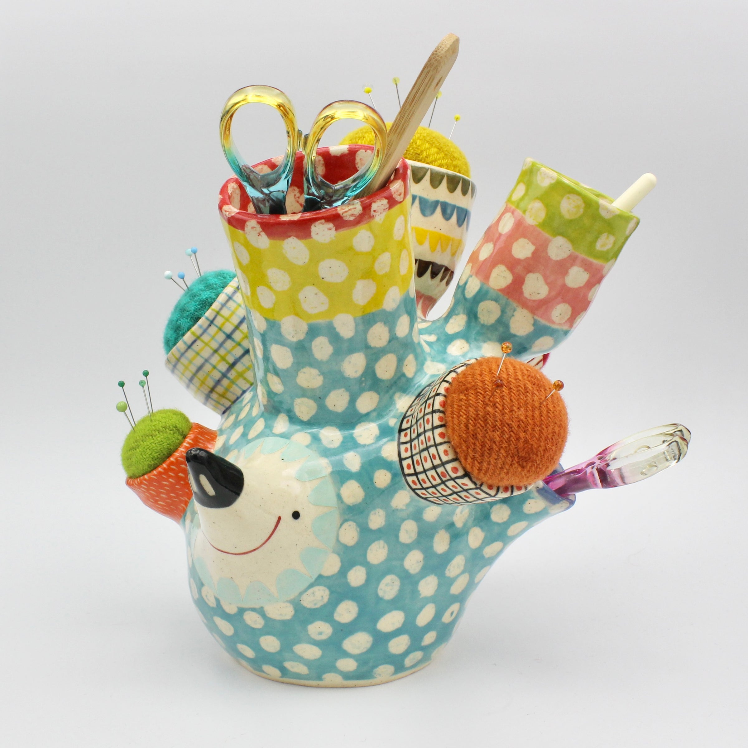 Super, Duper, Extra, Extra Large Sidekick Pincushion, with Extra Pincushions and Tool Holders
