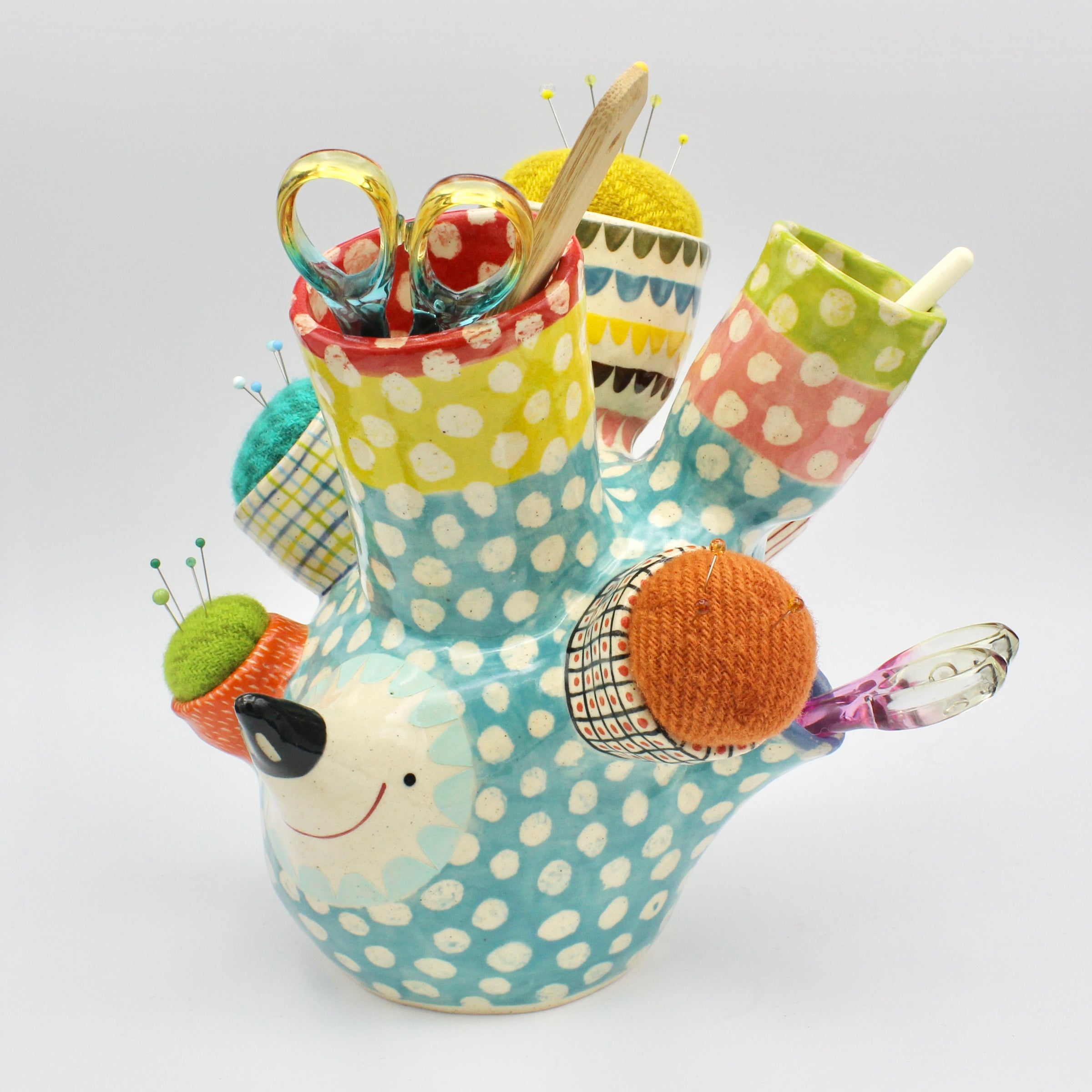 Super, Duper, Extra, Extra Large Sidekick Pincushion, with Extra Pincushions and Tool Holders