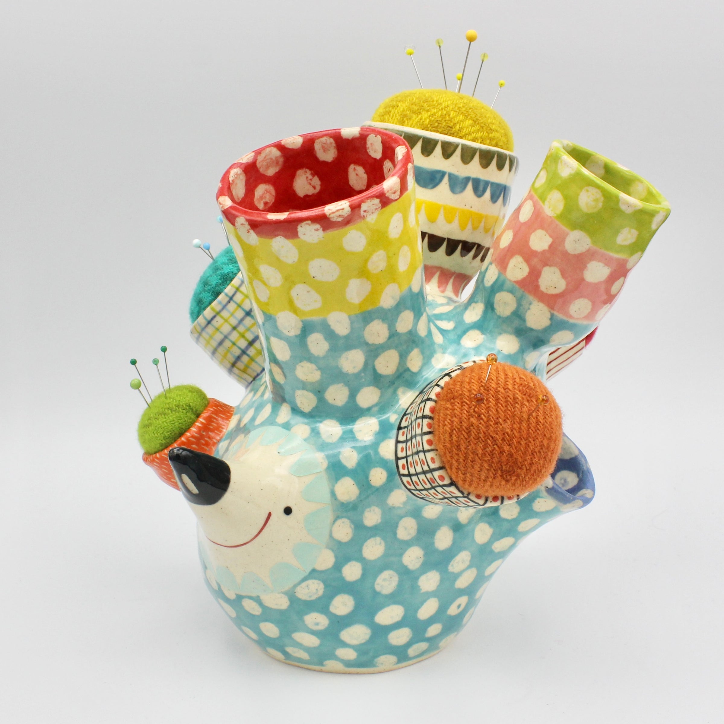 Super, Duper, Extra, Extra Large Sidekick Pincushion, with Extra Pincushions and Tool Holders