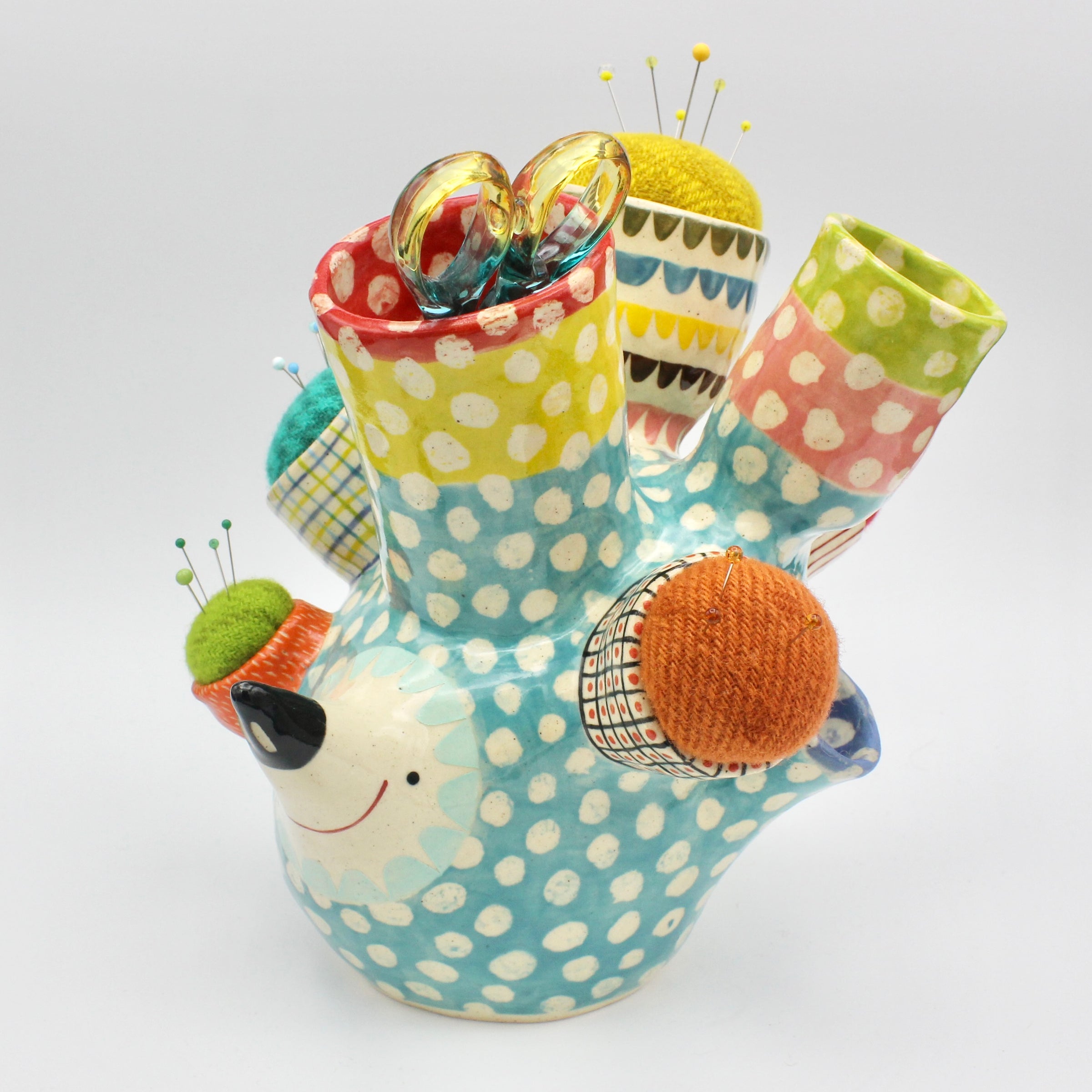 Super, Duper, Extra, Extra Large Sidekick Pincushion, with Extra Pincushions and Tool Holders