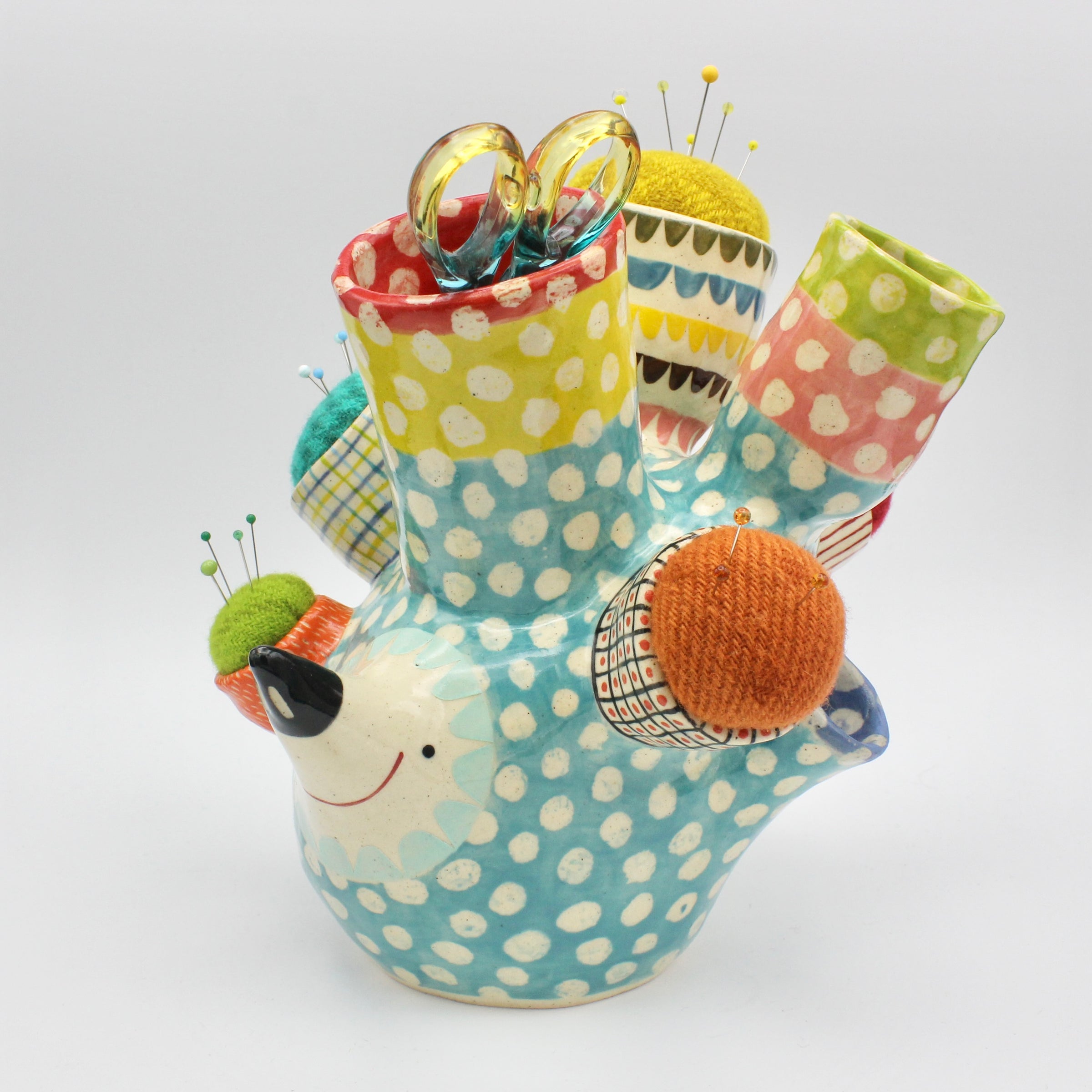 Super, Duper, Extra, Extra Large Sidekick Pincushion, with Extra Pincushions and Tool Holders