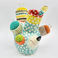 Super, Duper, Extra, Extra Large Sidekick Pincushion, with Extra Pincushions and Tool Holders