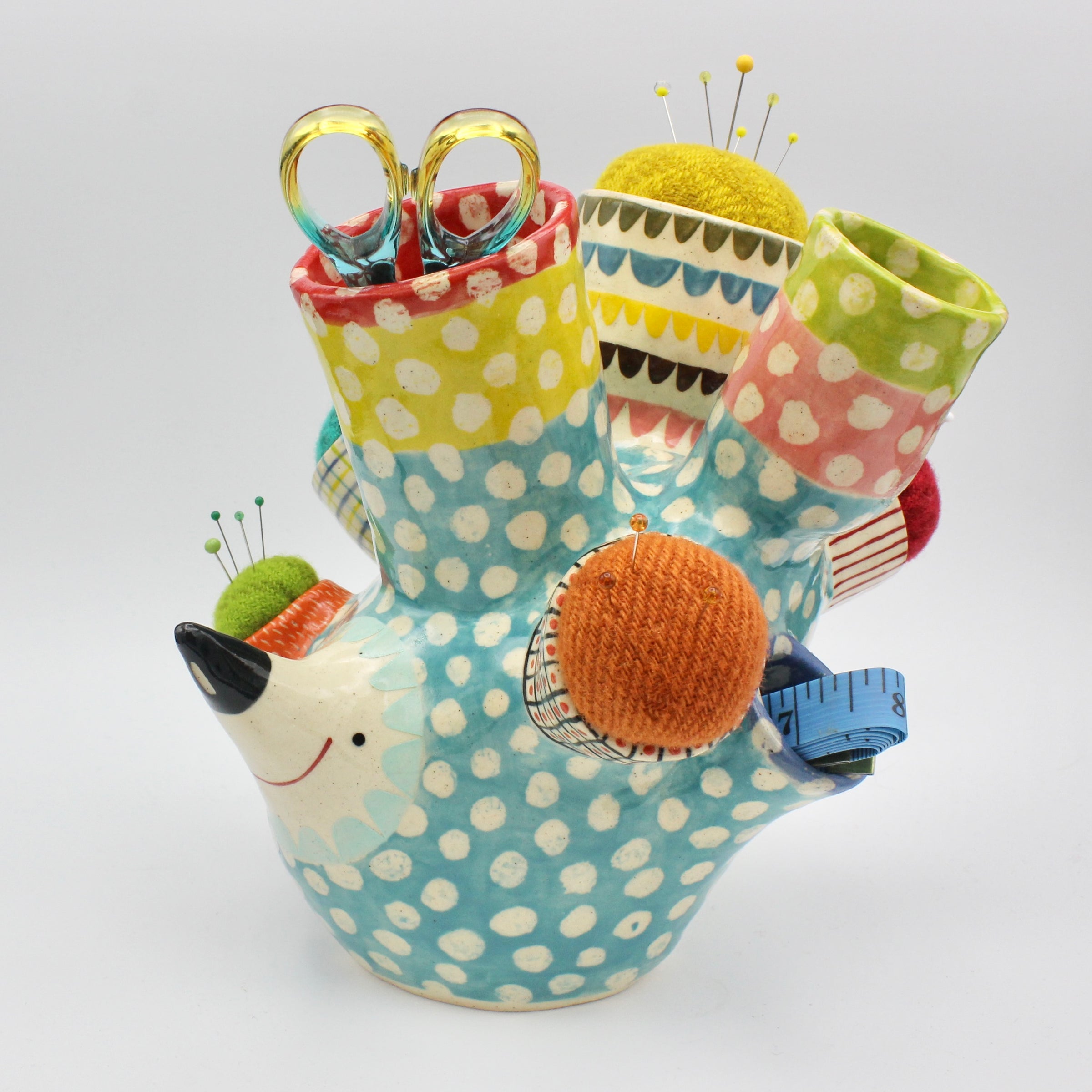 Super, Duper, Extra, Extra Large Sidekick Pincushion, with Extra Pincushions and Tool Holders