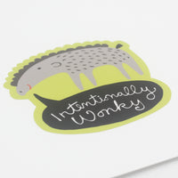 Sticker-Intentionally Wonky