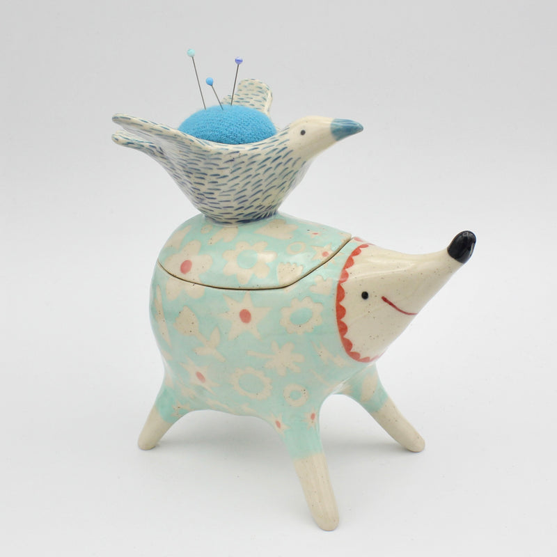 Thingimal Box with Sidekick Pincushion