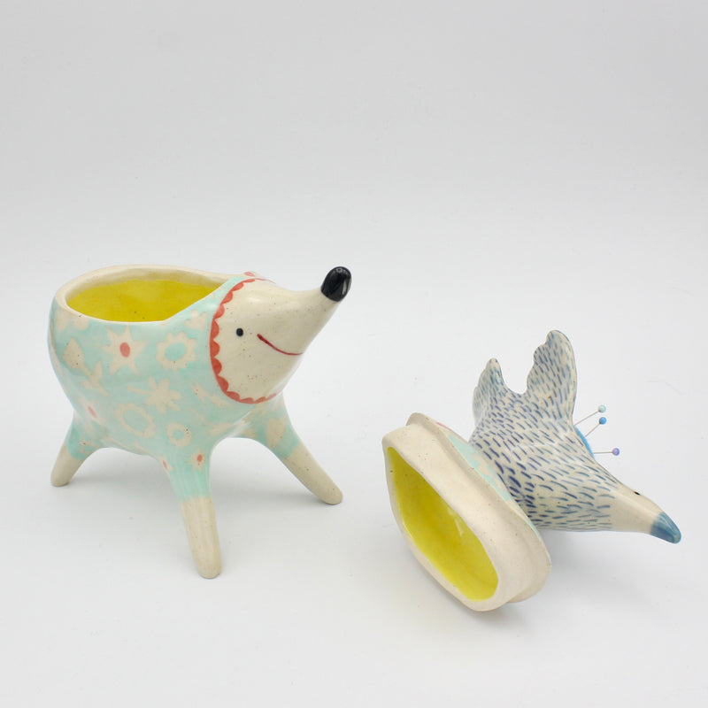 Thingimal Box with Sidekick Pincushion