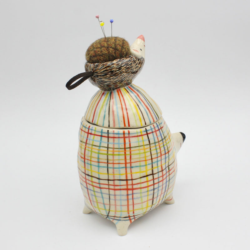 Thingimal Box with Sidekick Pincushion