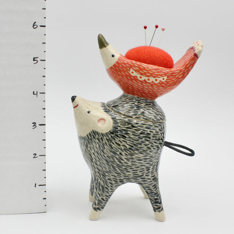 Thingimal Box with Sidekick Pincushion