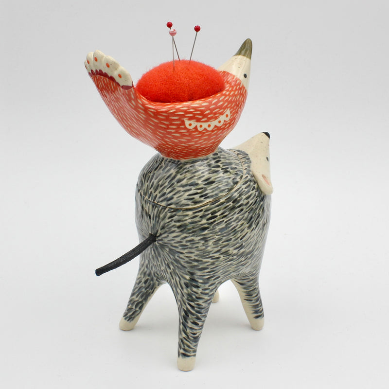 Thingimal Box with Sidekick Pincushion