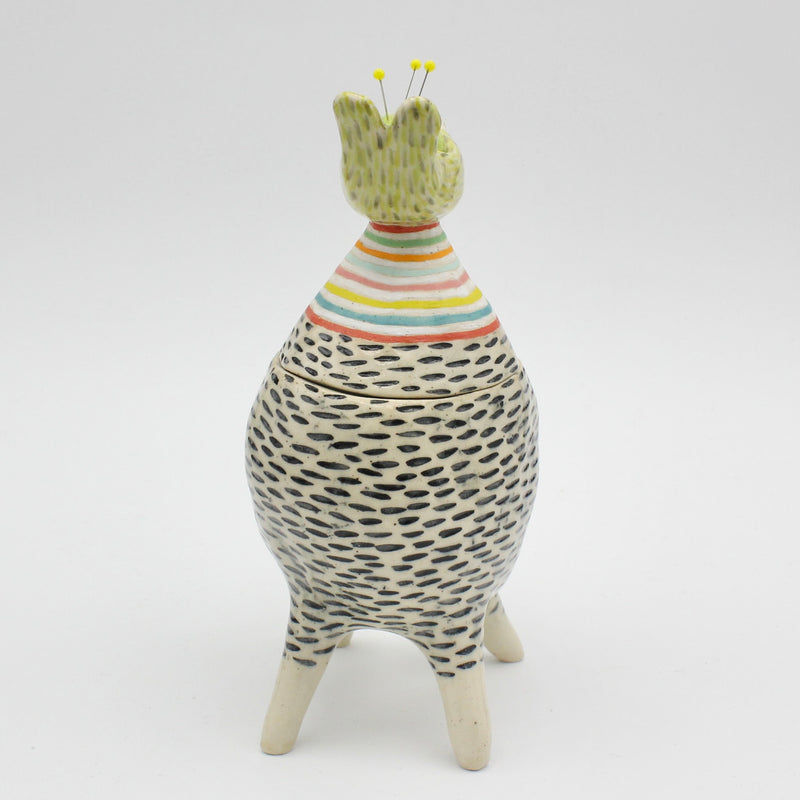 Thingimal Box with Sidekick Pincushion