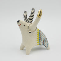 Ringimal- Thingimal Ring Holder with Gold Luster