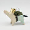 Sidekick Pincushion with Gold Luster