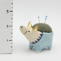 Sidekick Pincushion with Gold Luster