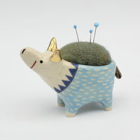 Sidekick Pincushion with Gold Luster