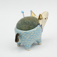Sidekick Pincushion with Gold Luster