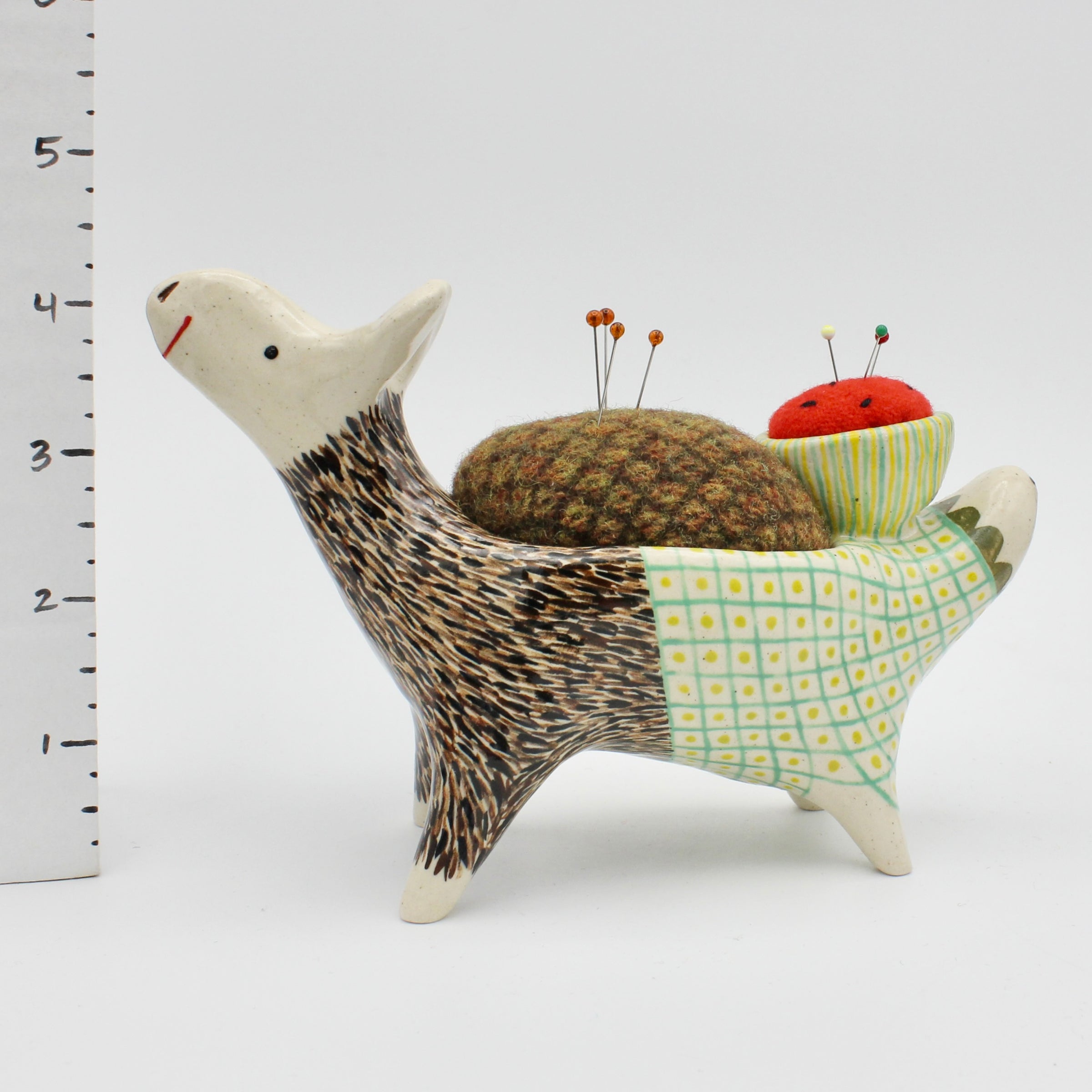 Sidekick Pincushion- Push Me Pull You with Watermelon