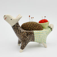 Sidekick Pincushion- Push Me Pull You with Watermelon