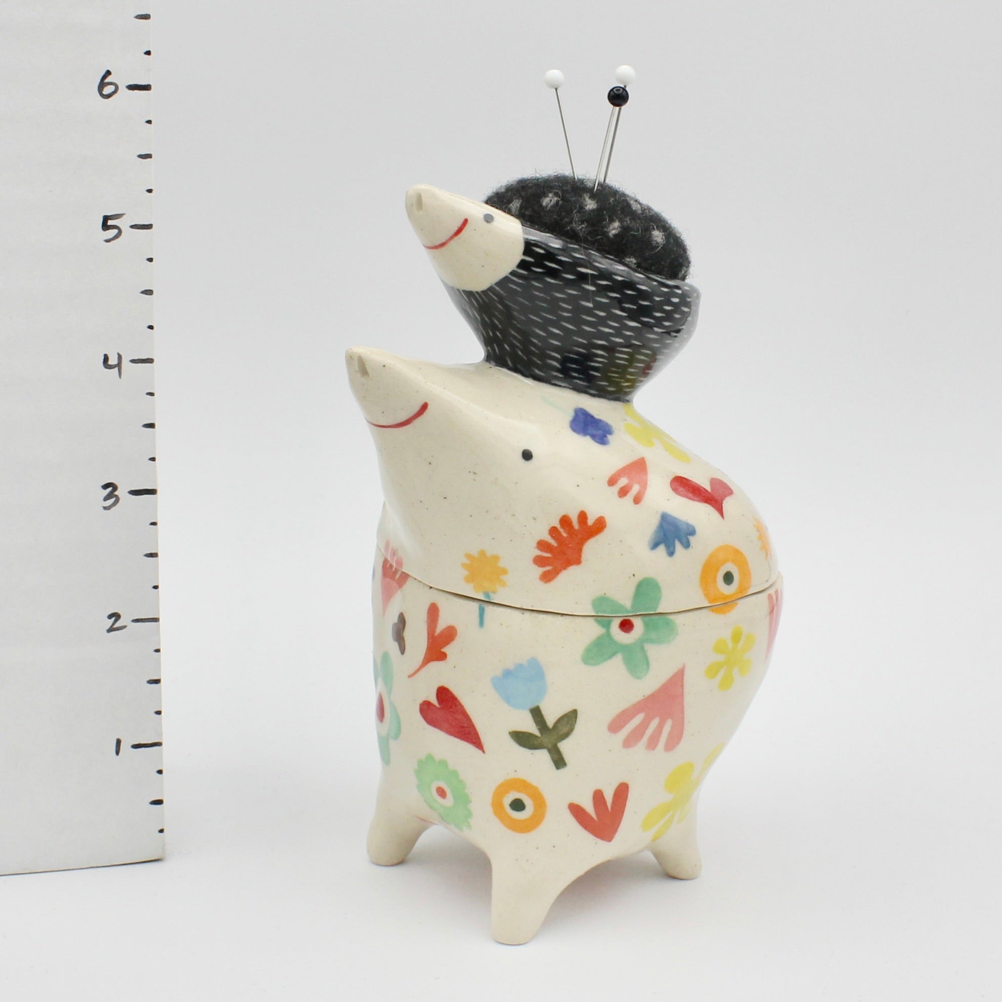 Sidekick Pincushion-Box with Friend