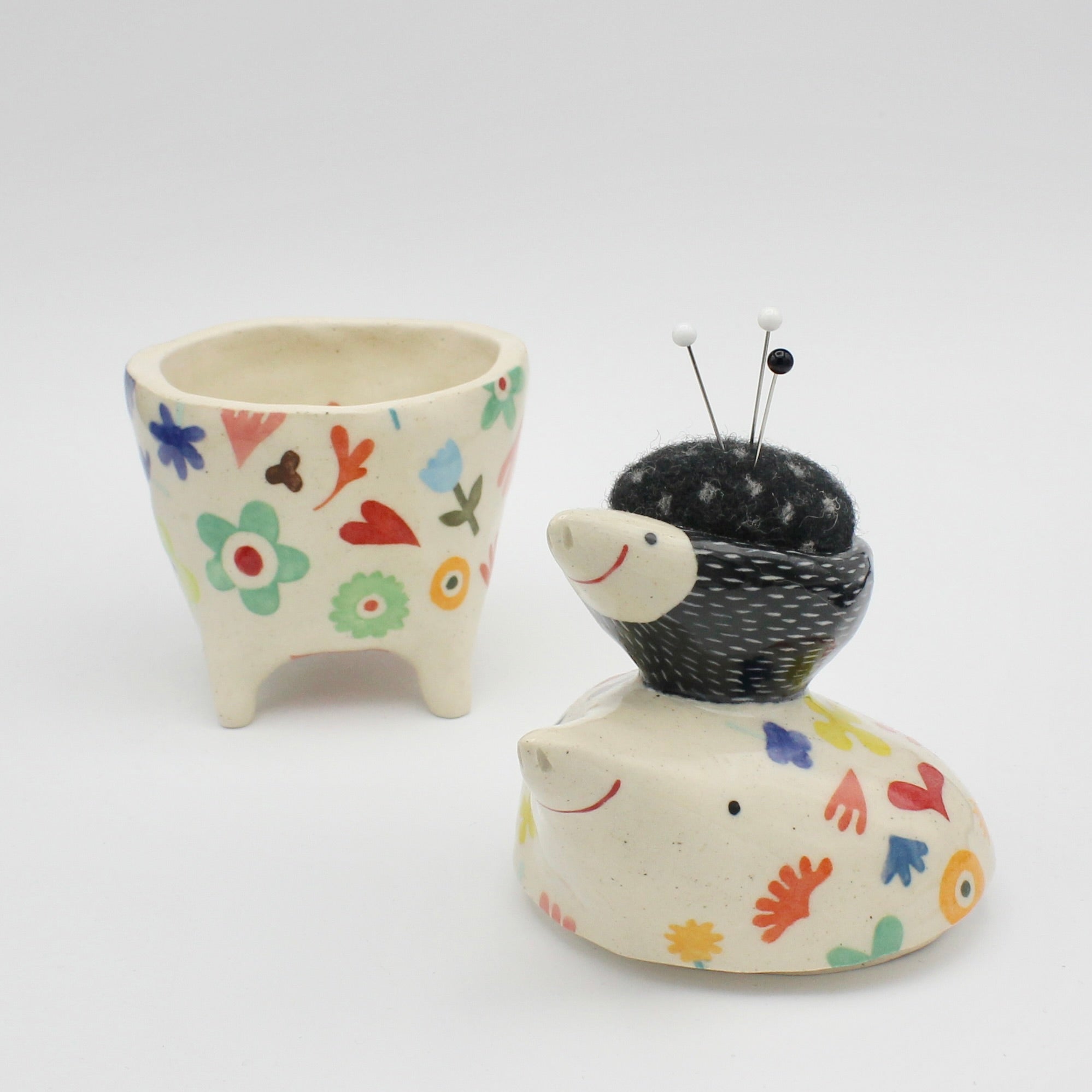 Sidekick Pincushion-Box with Friend