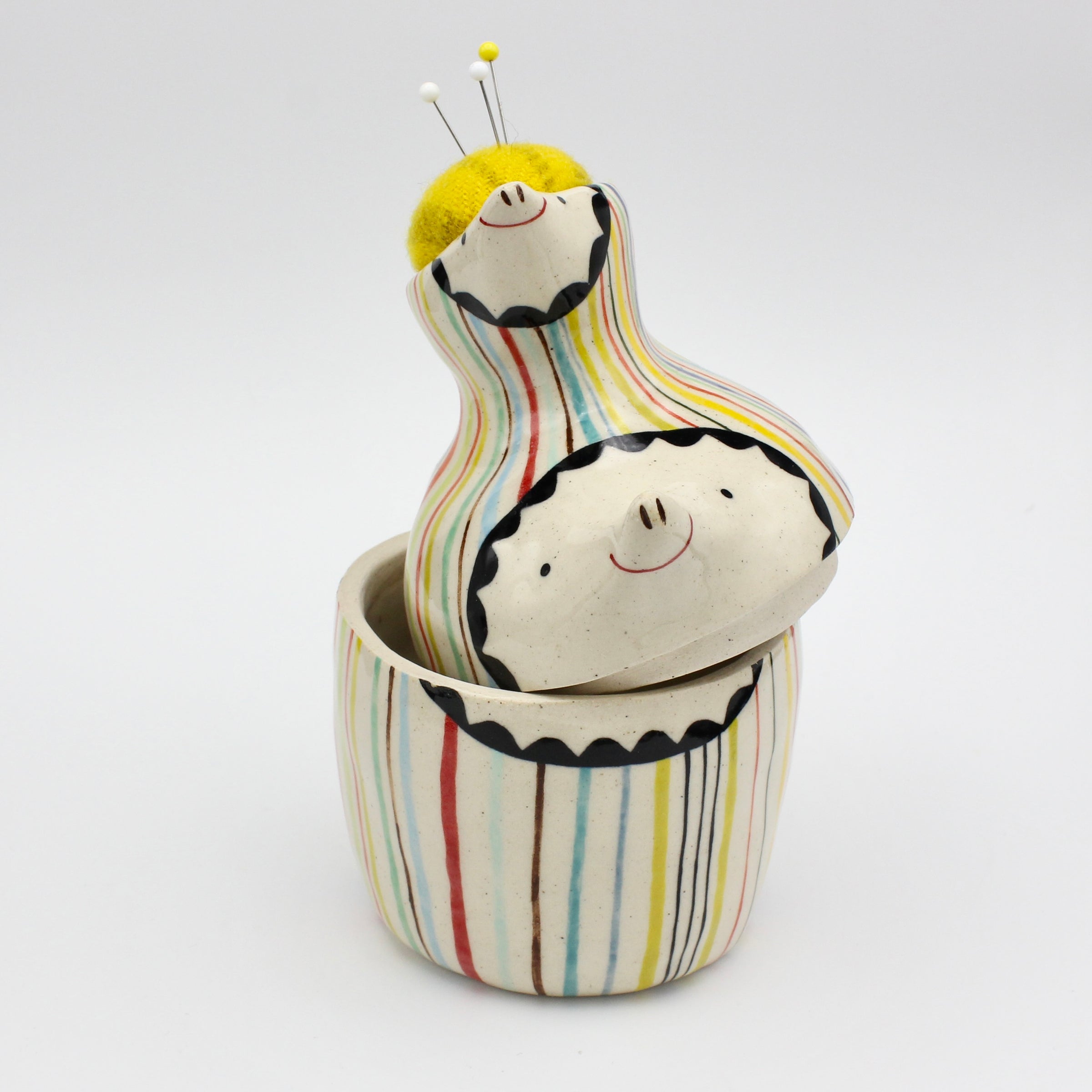 Sidekick Pincushion-Box with Friend