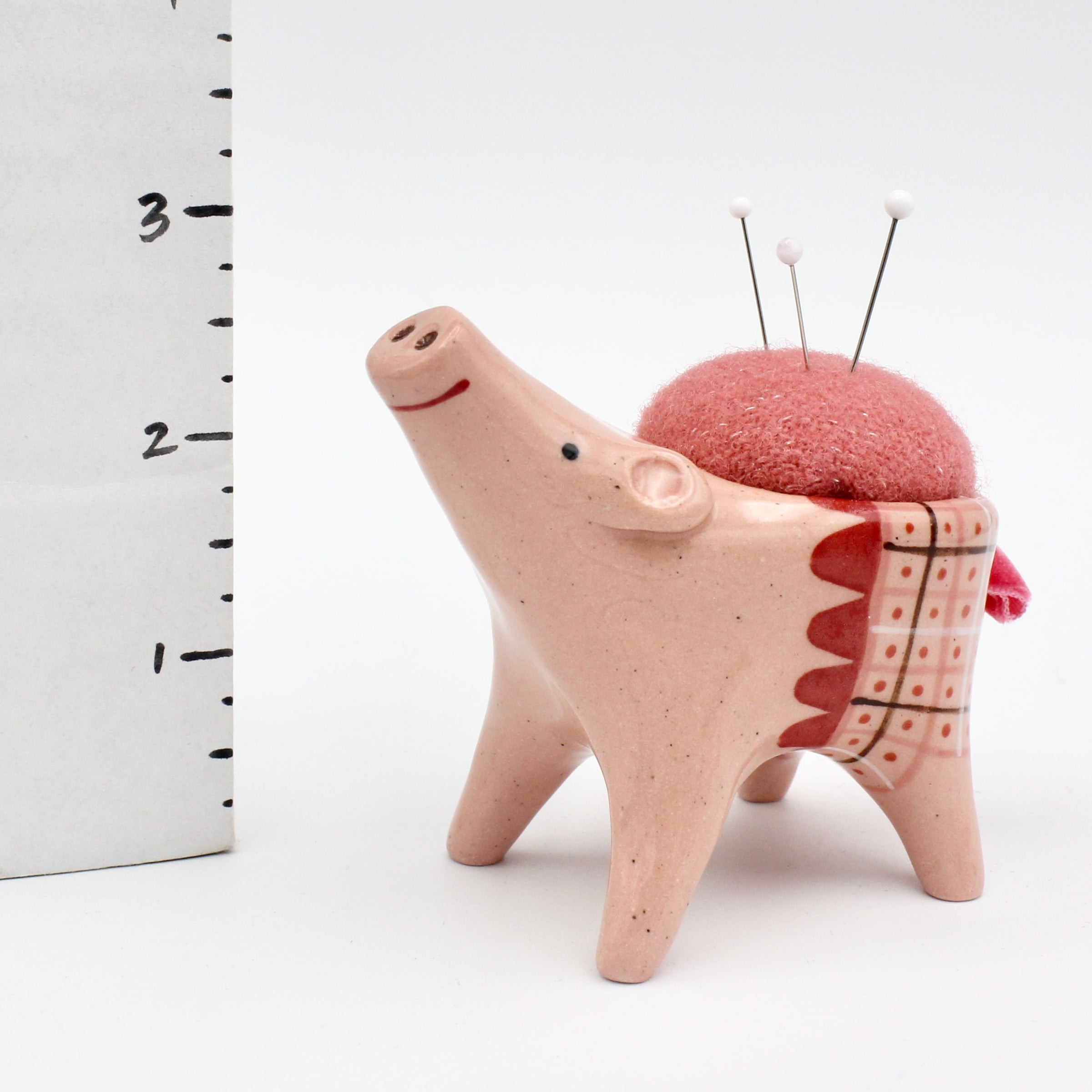 Pigimal Pincushion in Pink Clay