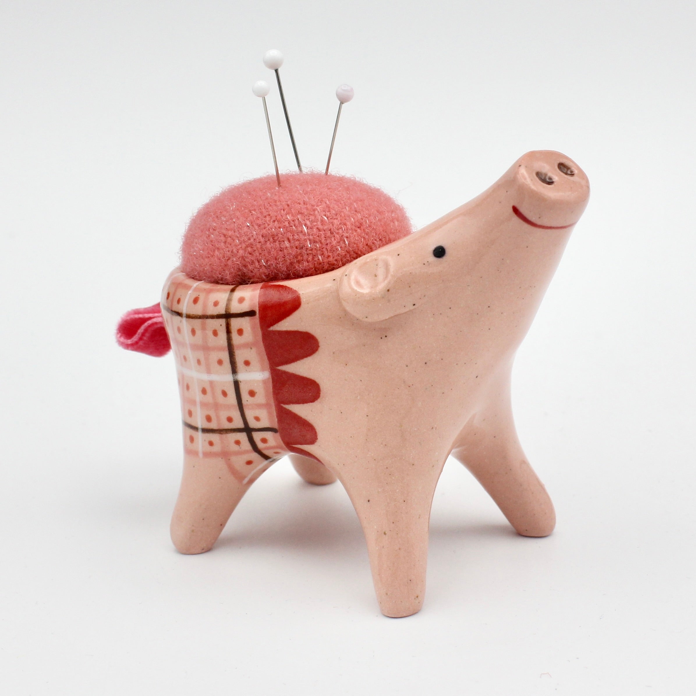 Pigimal Pincushion in Pink Clay