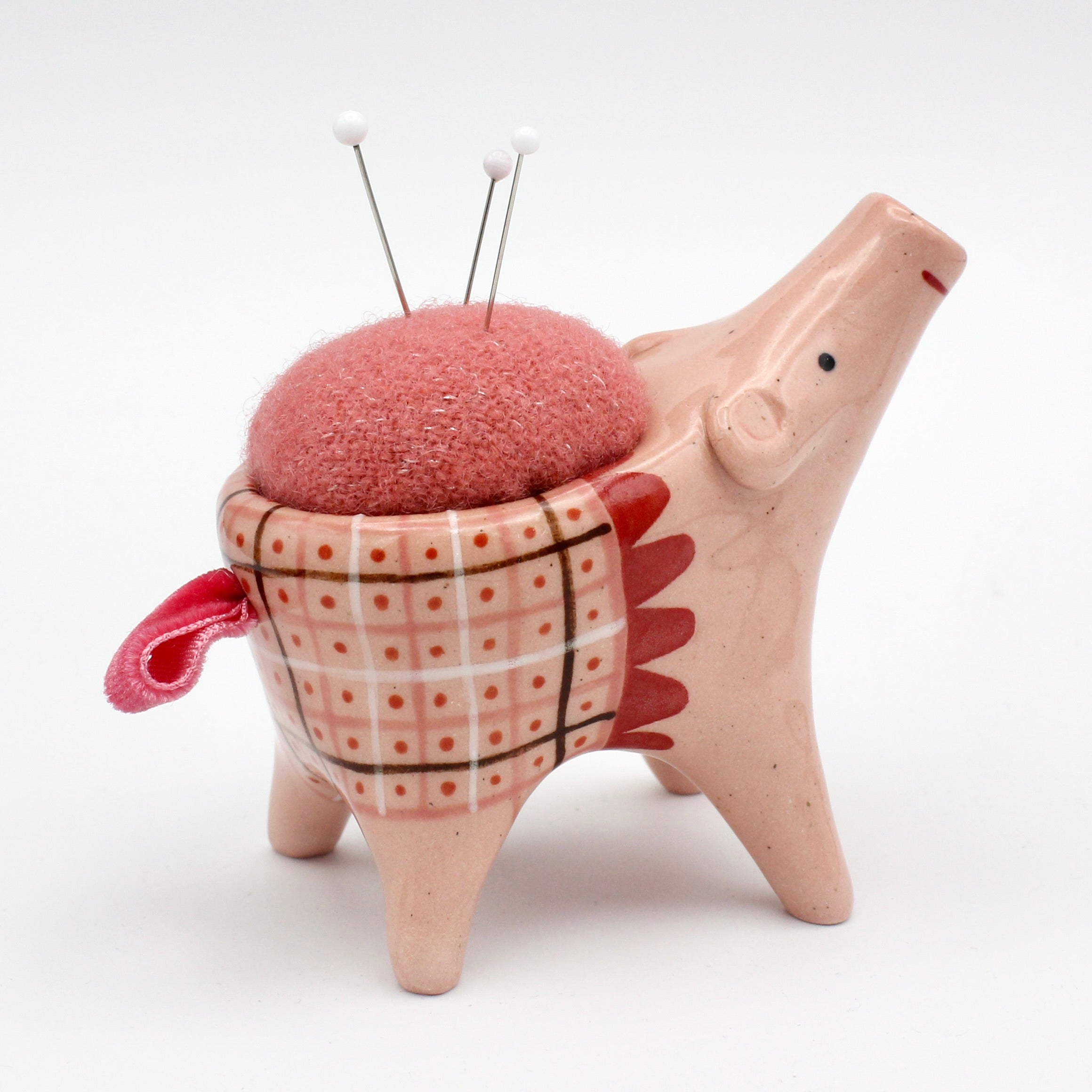 Pigimal Pincushion in Pink Clay