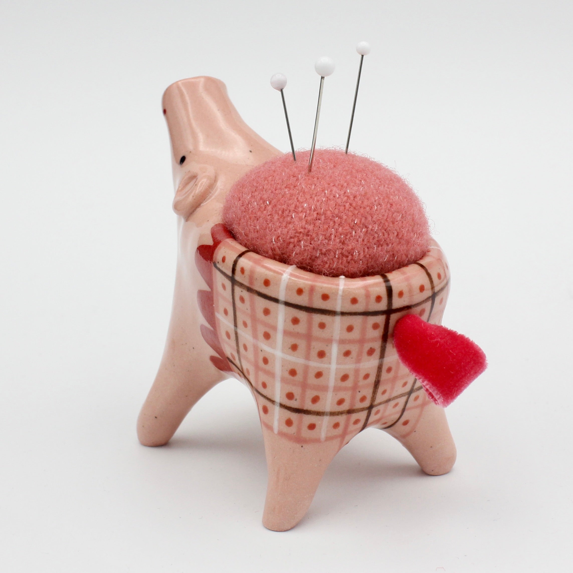 Pigimal Pincushion in Pink Clay