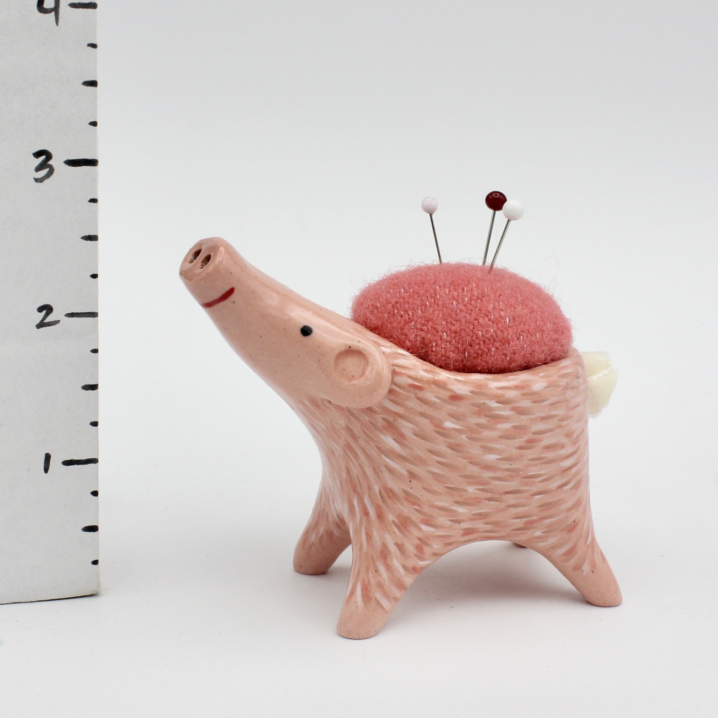 Pigimal Pincushion in Pink Clay