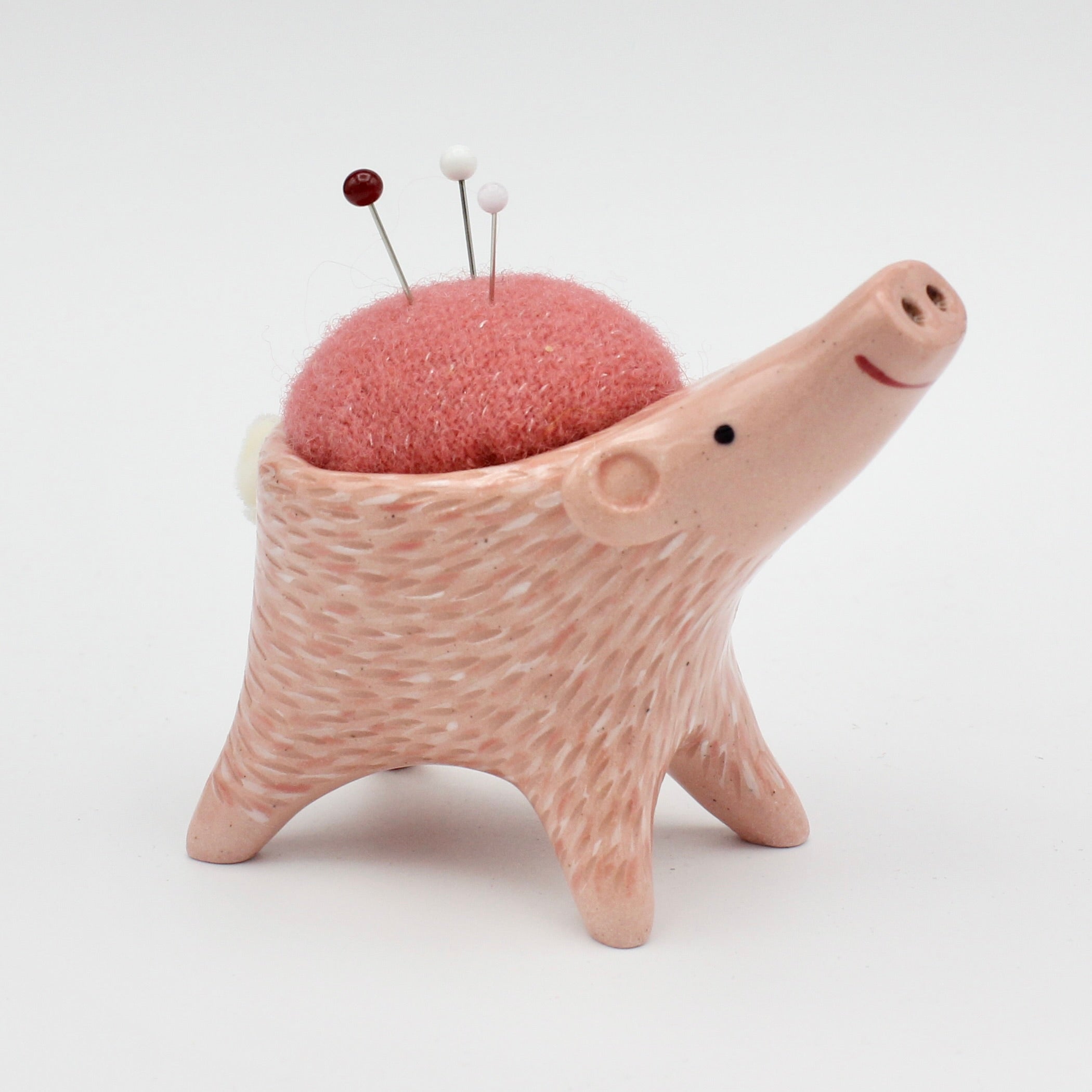 Pigimal Pincushion in Pink Clay