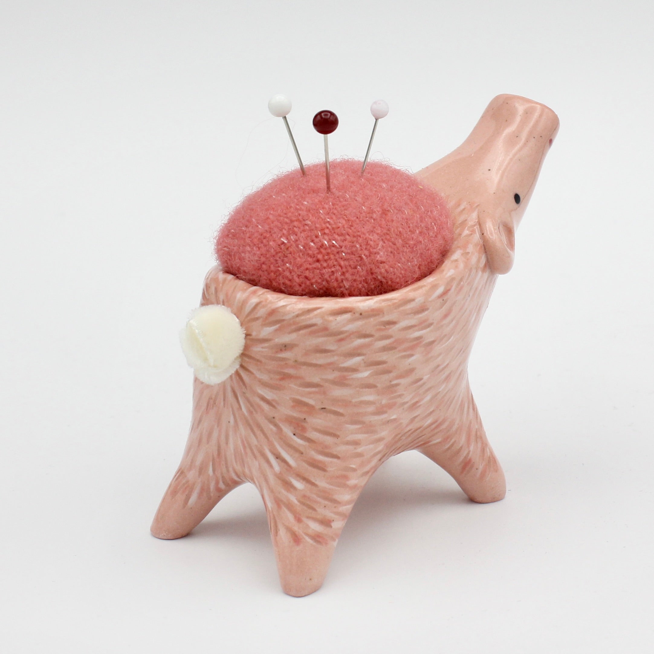 Pigimal Pincushion in Pink Clay