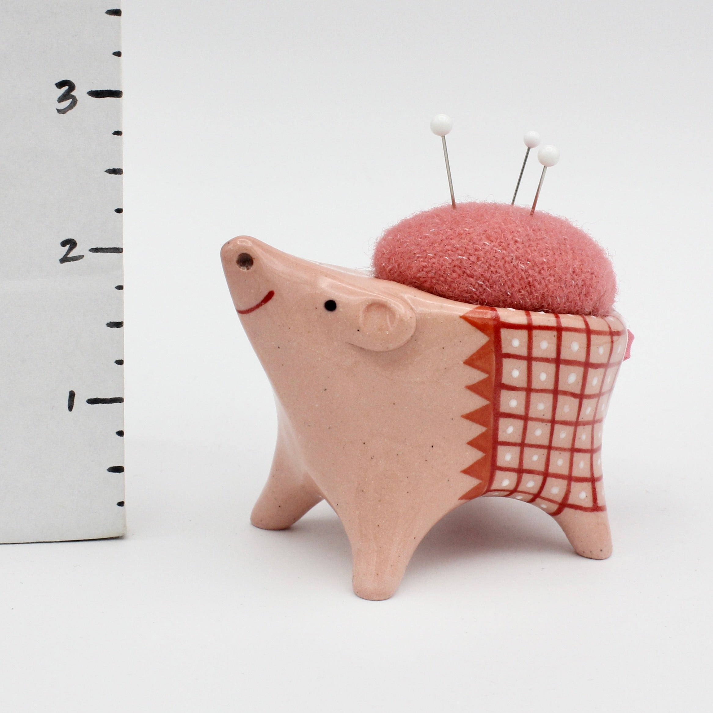 Pigimal Pincushion in Pink Clay