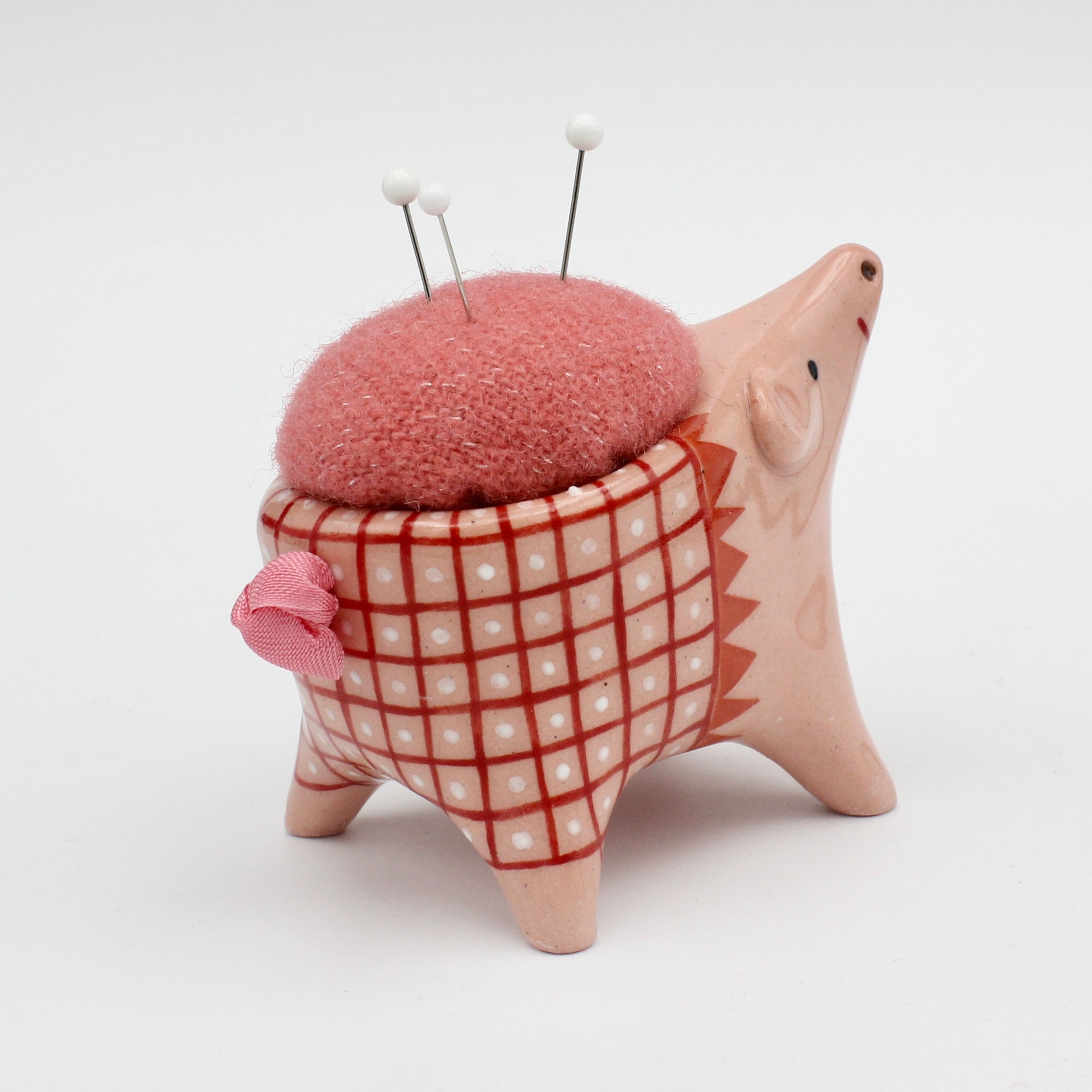 Pigimal Pincushion in Pink Clay