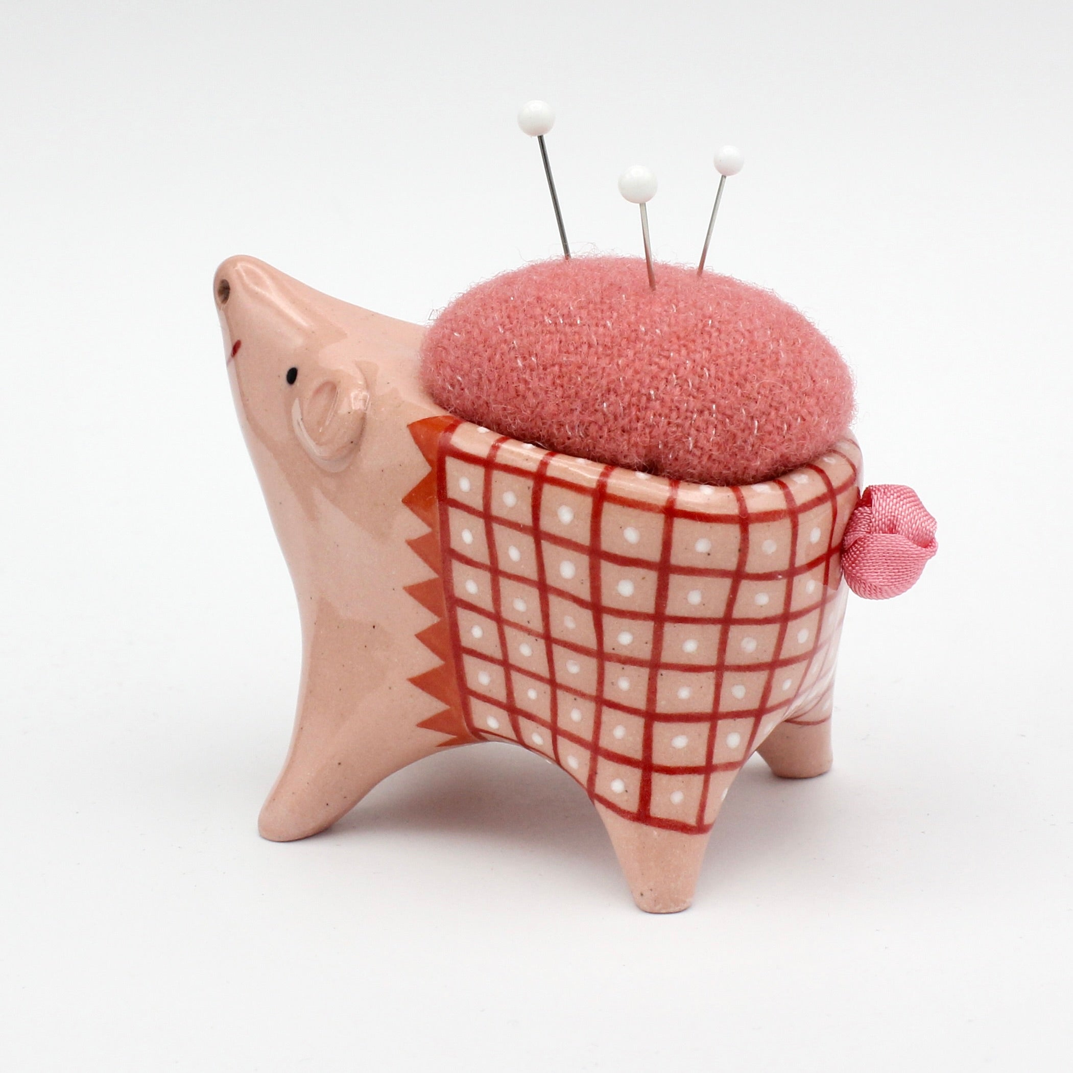 Pigimal Pincushion in Pink Clay