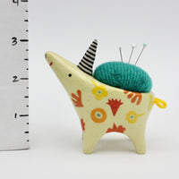 Sidekick Pincushion in Yellow Clay