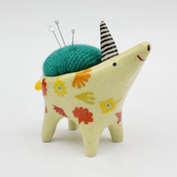 Sidekick Pincushion in Yellow Clay