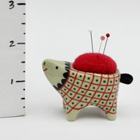 Small Bugimal Pincushion in Green Clay