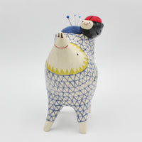 Sidekick Pincushion-Extra Large with Ladybug Friend