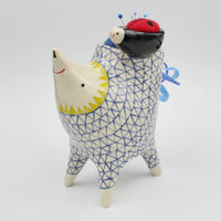 Sidekick Pincushion-Extra Large with Ladybug Friend