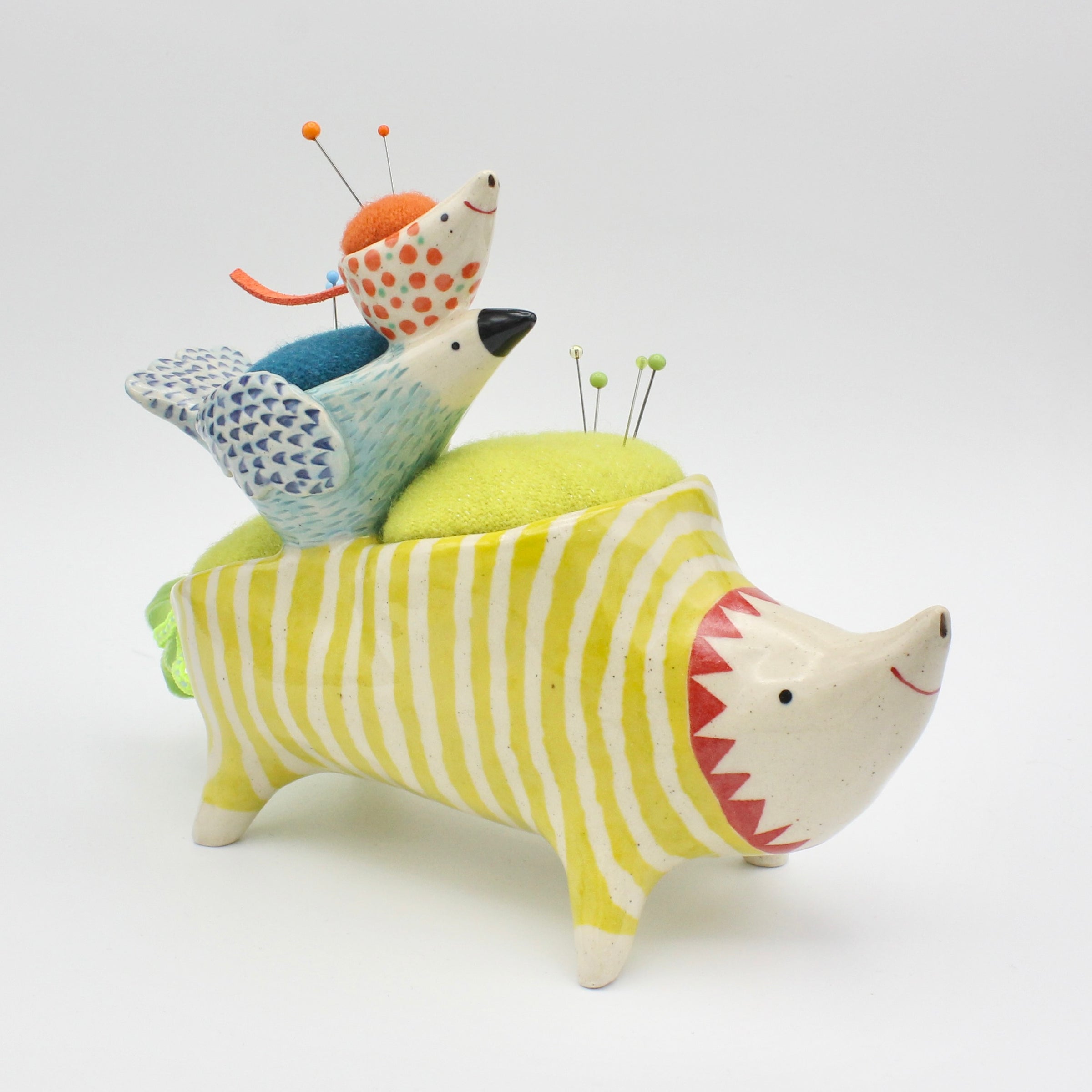 Sidekick Pincushion-Extra Large Double with 2 Friends